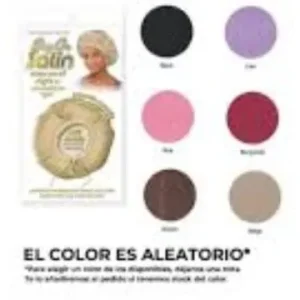 Stay On Satin Gorro Satén Drawstring Bonnet: Style 9722