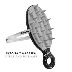 Casalfe Cepillo Exfoliante Y Masajeante Negro