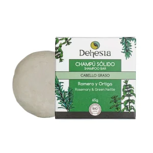 Dehesia Champú Sólido BIO Cabello Graso con Romero y Ortiga 65g