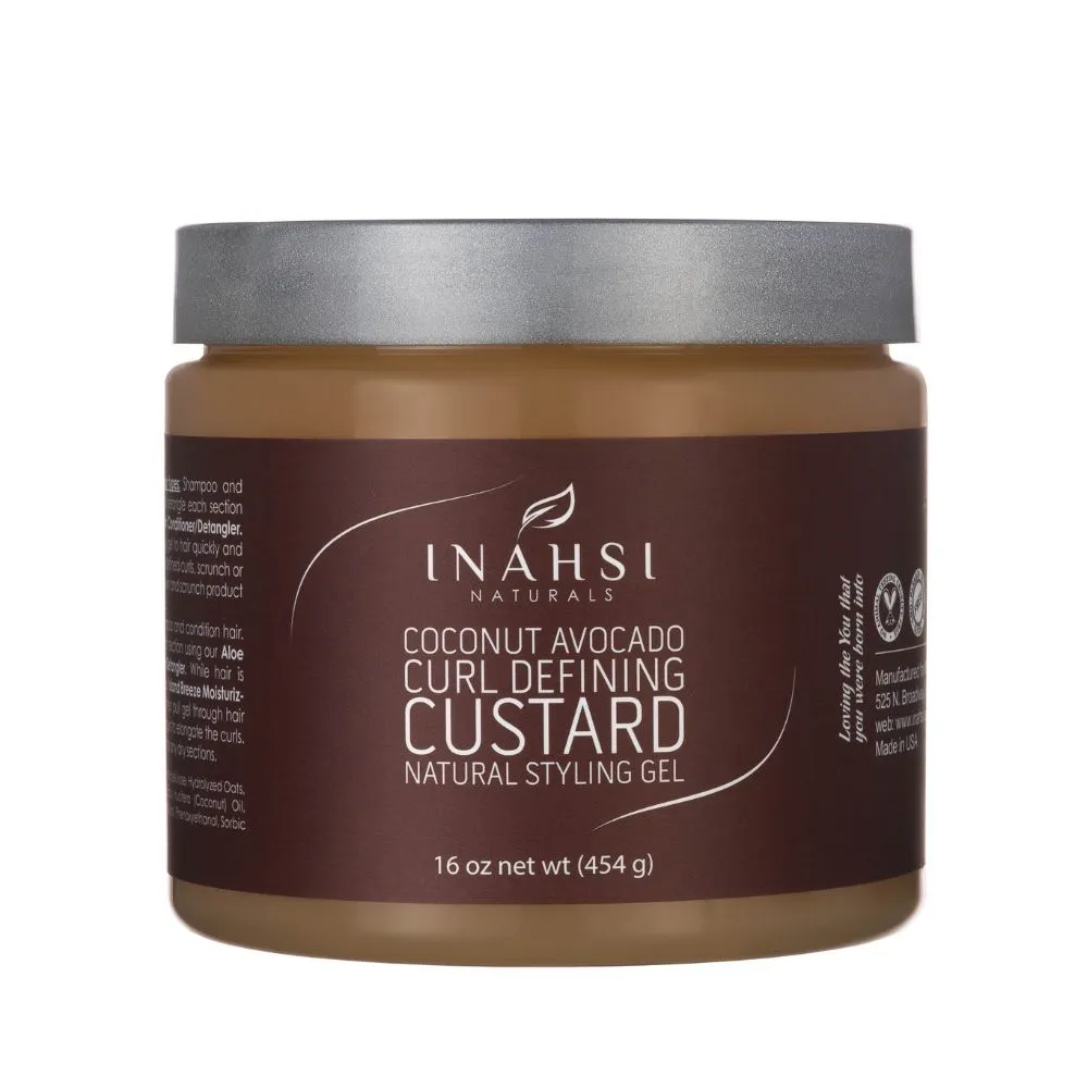 Inahsi Naturals Coconut Avocado Curl Defining Custard 454g