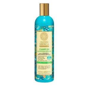 Natura Sibérica Oblepikha Champú Sin Sulfatos con Hidrolato de Espino Amarillo Orgánico Rizos Definidos 400ml