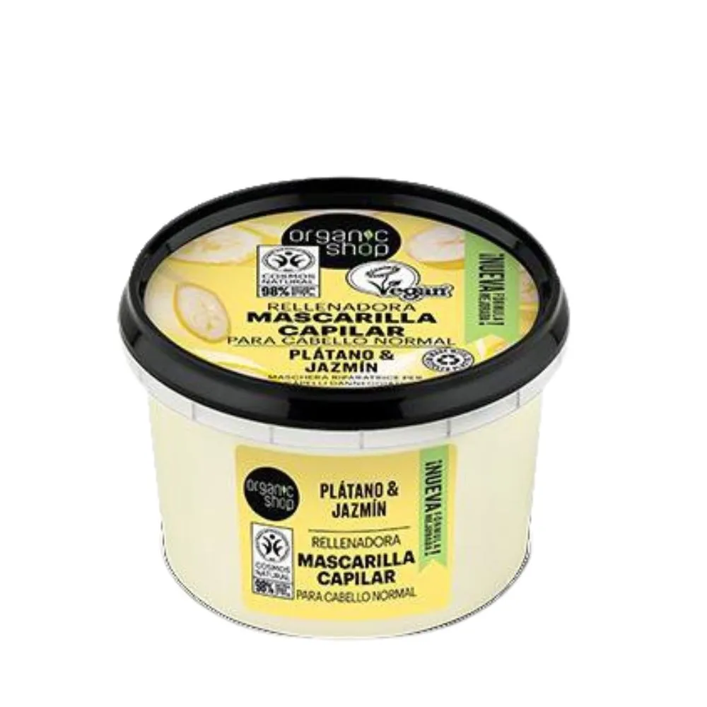 Organic Shop Mascarilla Rellenadora Cabello Normal con Plátano y Jazmín 250ml