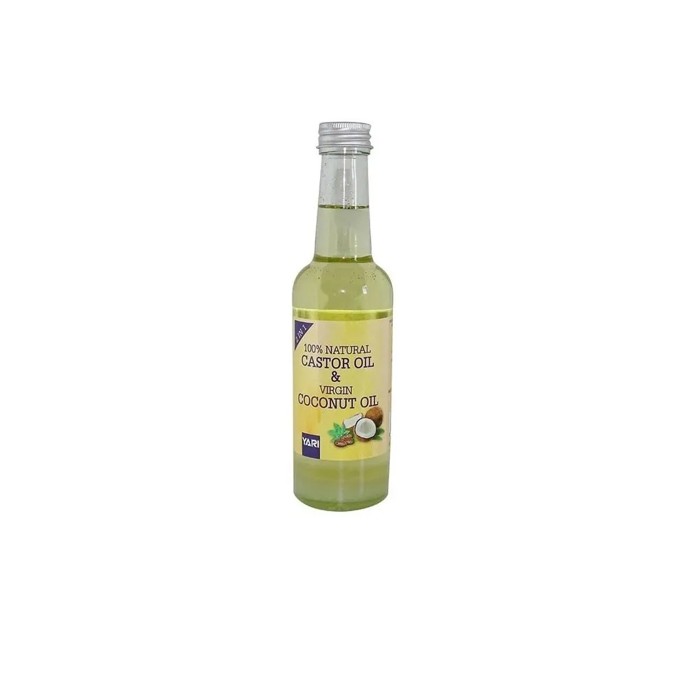 Yari Aceite de Ricino y Aceite de Coco Virgen 100% Natural 250ml