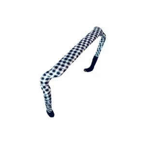 Zazzy Bandz Original Fit Wrapped Gingham in White and Black
