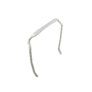 Zazzy Bandz Slim Relaxed Fit Wrapped. Silver Sparkles