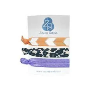 Zazzy Bandz Cintas Naranja-Leopardo-Morado