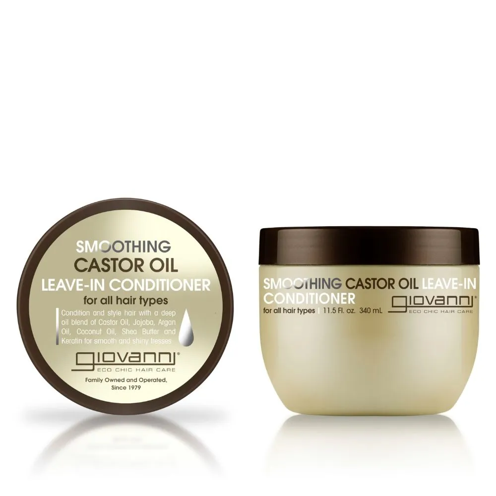 Giovanni Castor Oil Smoothing Leave-in Conditioner 340ml