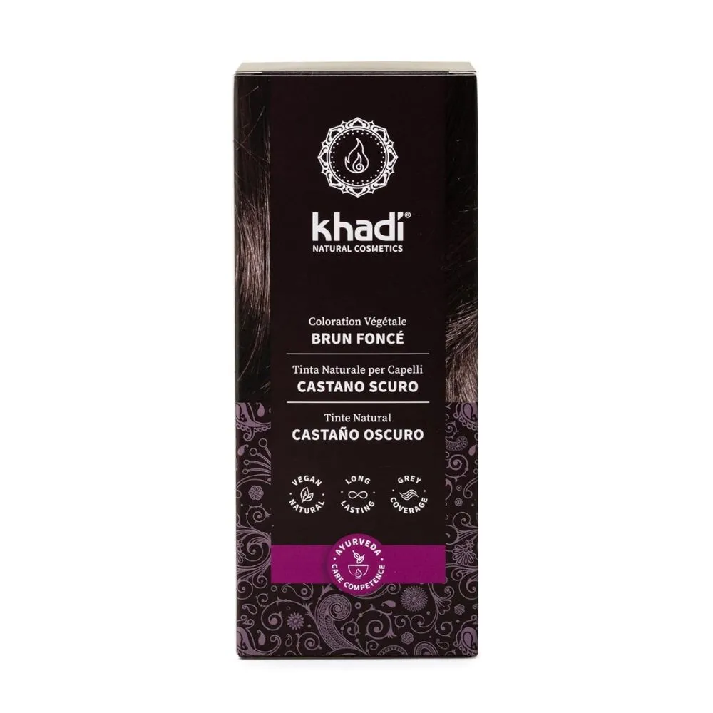 Khadi Henna Bio Castaño Oscuro 100g