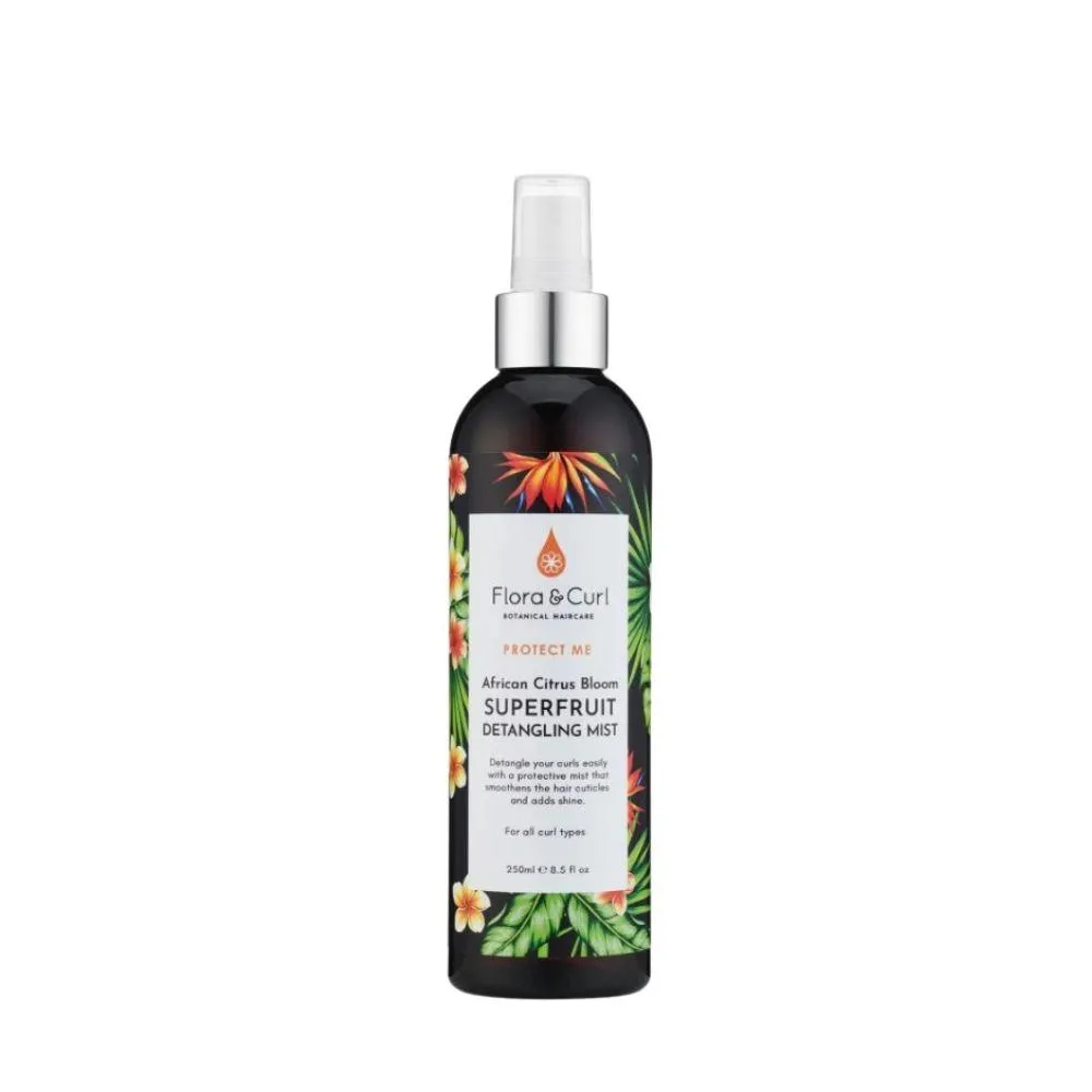 Flora and Curl African Citrus Superfruit Detangling Mist 250ml