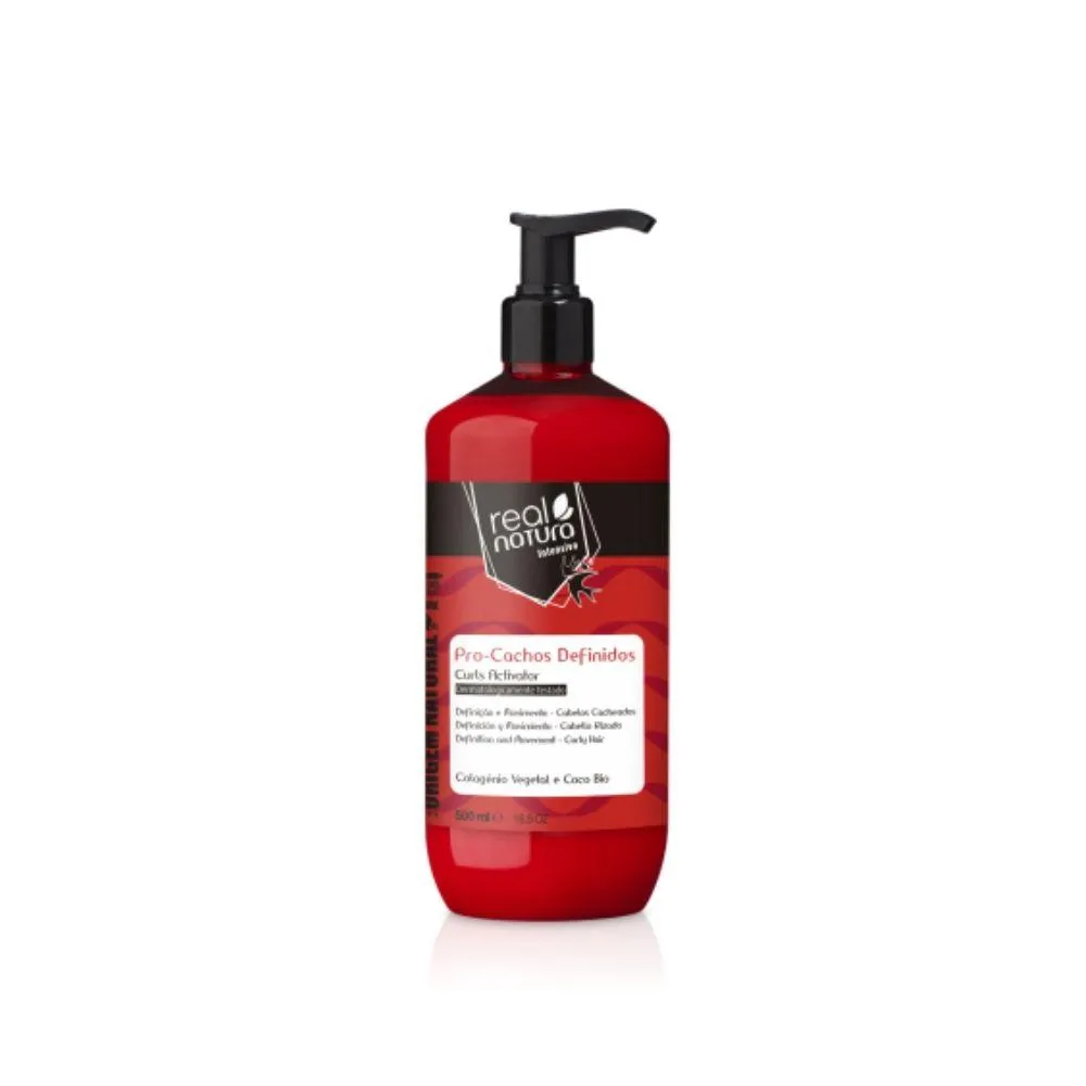 Real Natura Pro-Cachos Definidos Intensos Activador Colagénio e Coco 500ml