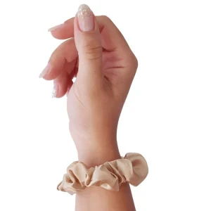 Soulta Scrunchie de Satén Oro