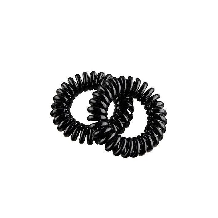 Gomas Espiral Mediana 45mm Negra Pack 2uds