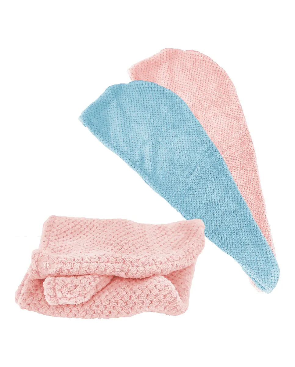 Casalfe Toalla Turbante de microfibra - Imagen 3