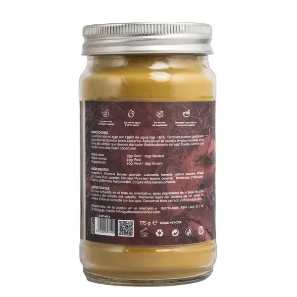 Gaia Henna Red Reflejos Burdeos 175g - Imagen 3