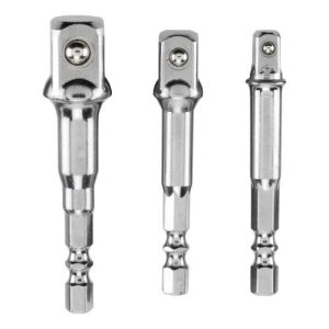 JUEGO DE 3 ADAPTADORES PARA LLAVE DE VASO