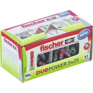 TACO NYLON DUOPOWER 5X25 CAJA 100UDS 2K