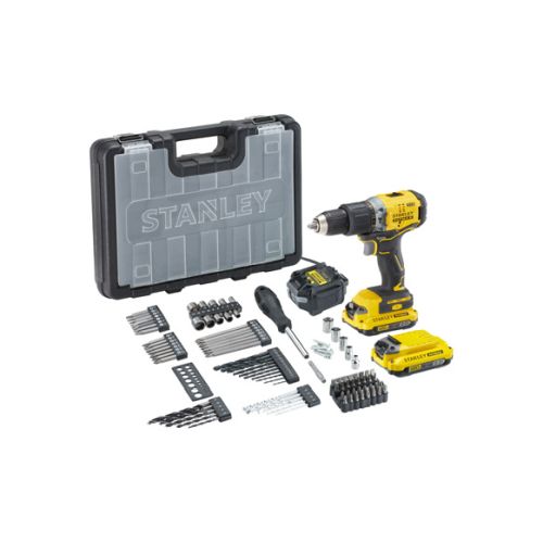 TALADRO PERCUTOR V20 +2BAT. 2AH+ SET 100 ACCESORIO