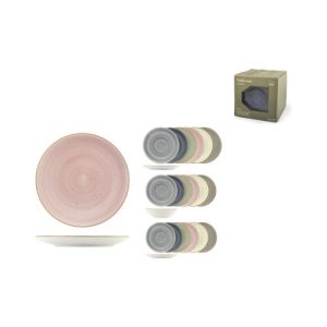 VAJILLA GRES STONEWARE HARPER SURTIDOS 18 PIEZAS