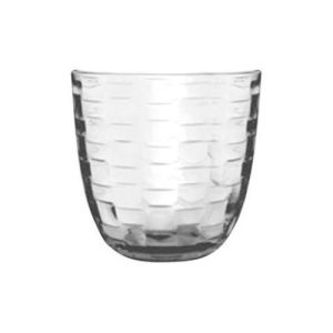 VASO AGUA VIDRIO MAT 30CL 6UDS