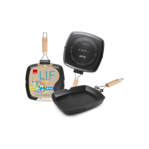 GRILL LISO ALUMINO FUNDIDO ASA ABATIBLE INDUC 20CM