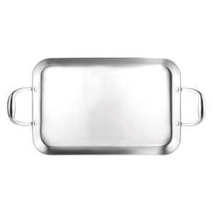 GRILL RECTANGULAR TRIPLY NATURAL 38X25CM