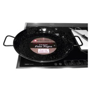 PAELLERA ESMALTADA PATA NEGRA INDUCCION 34CM