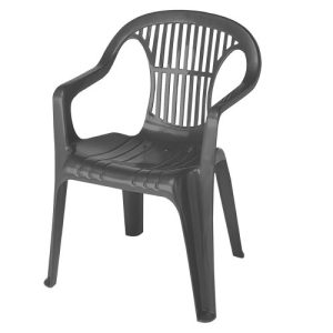 SILLON MONOBLOCK RESPALDO BAJO ANTRACITA