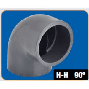 CODO PVC PRESION H-H 90º Ø40MM