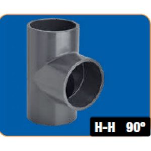 DERIVACION PVC H-H 90º Ø50MM