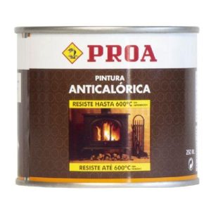PINTURA ANTICALORICA NEGRA 250 ML
