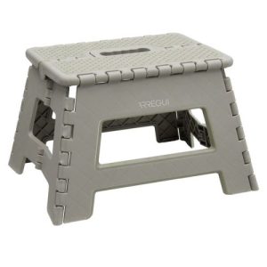 TABURETE PLEGABLE 29X22X32 GRIS