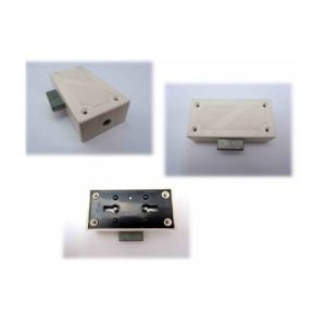 CERRADURA FALLEBA 1505 BLANCA +LLAVE ZAMAC A42