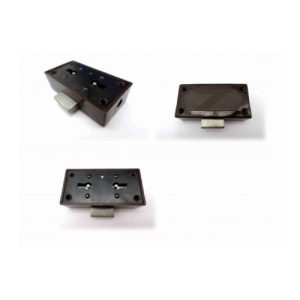 CERRADURA FALLEBA 1505 MARRON +LLAVE ZAMAC A42