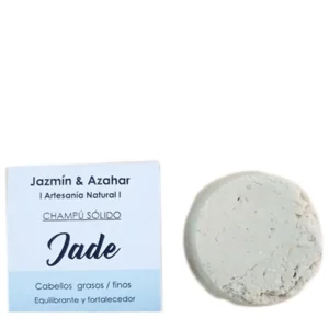 Jazmín and Azahar Champú Sólido Jade Para Cabellos Grasos y Finos 100g