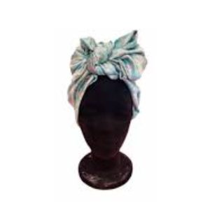 Rollup Couture Pañuelo Pequeño Crepe – Azul Celeste, Rosa y Blanco