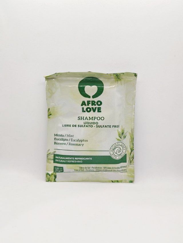 Muestra Curly Friendly Champú de Menta Romero Afro Love 30ml