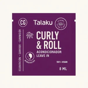 Muestra Curly Friendly Acondicionador + Leave-in Curly y Roll Talaku 8ml