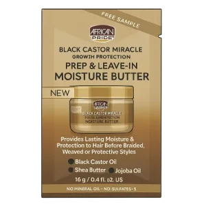 Muestra Curly Friendly Hidratante para Trenzados, Postizos o Extensiones BCM African Pride16,9g