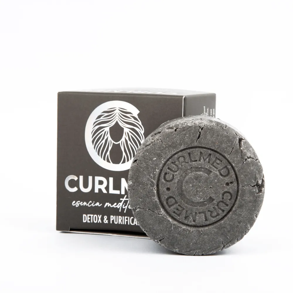 CurlMed Champú Sólido Detox y Purificante 80g