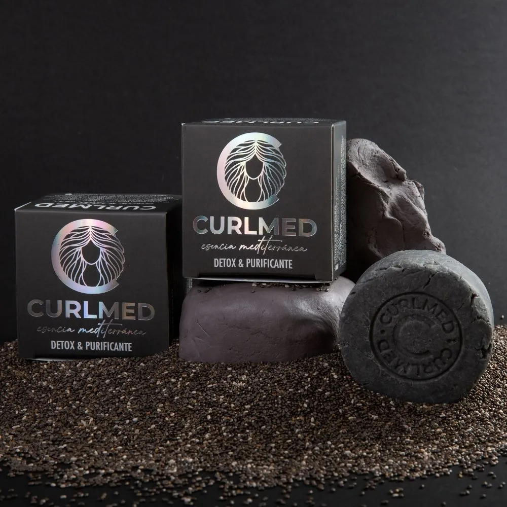 CurlMed Champú Sólido Detox y Purificante 80g - Imagen 4